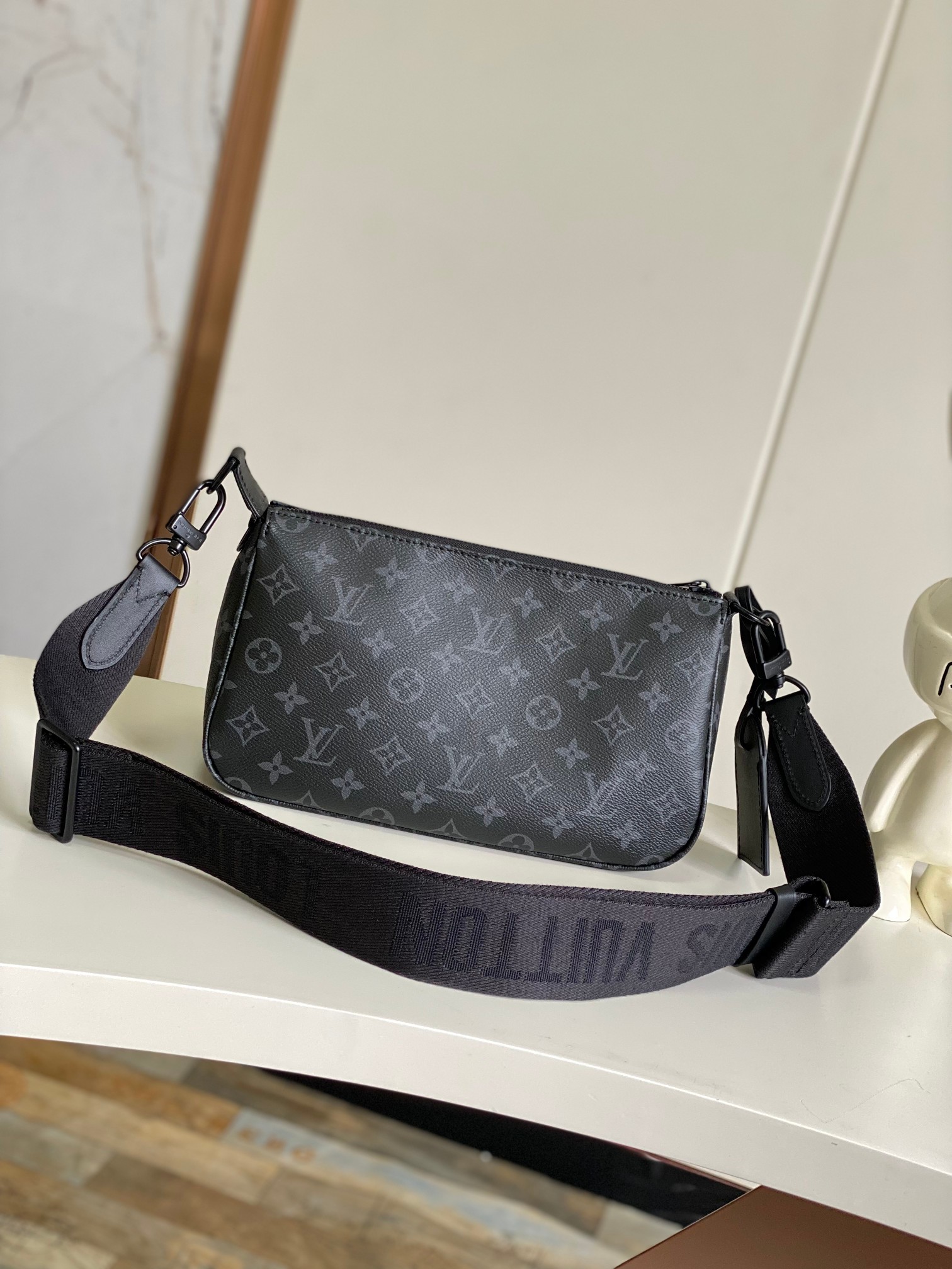 Louis Vuitton M11741 Pochette Accessoire XL Monogram Eclipse coated canvas