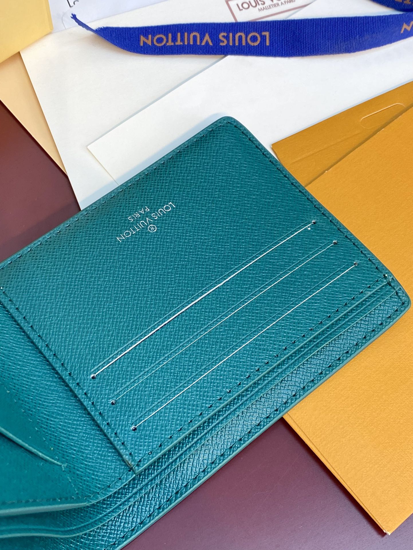 Louis Vuitton M12657 Multiple Wallet Monogram Heritage coated canvas Greem