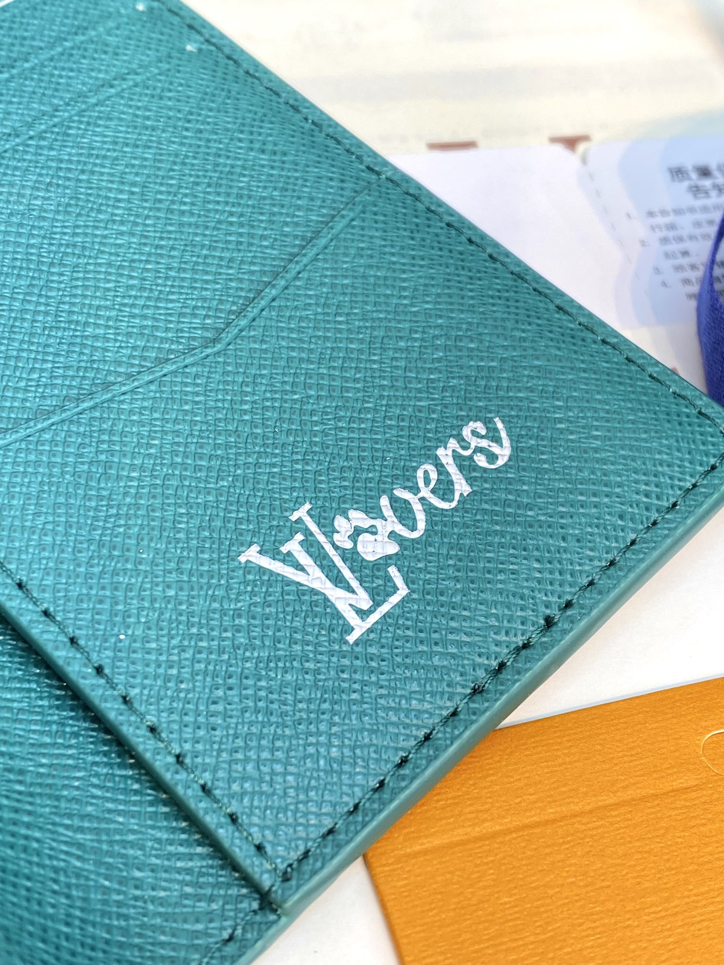 Louis Vuitton M12659 Pocket Organizer Monogram Heritage coated canvas Greem