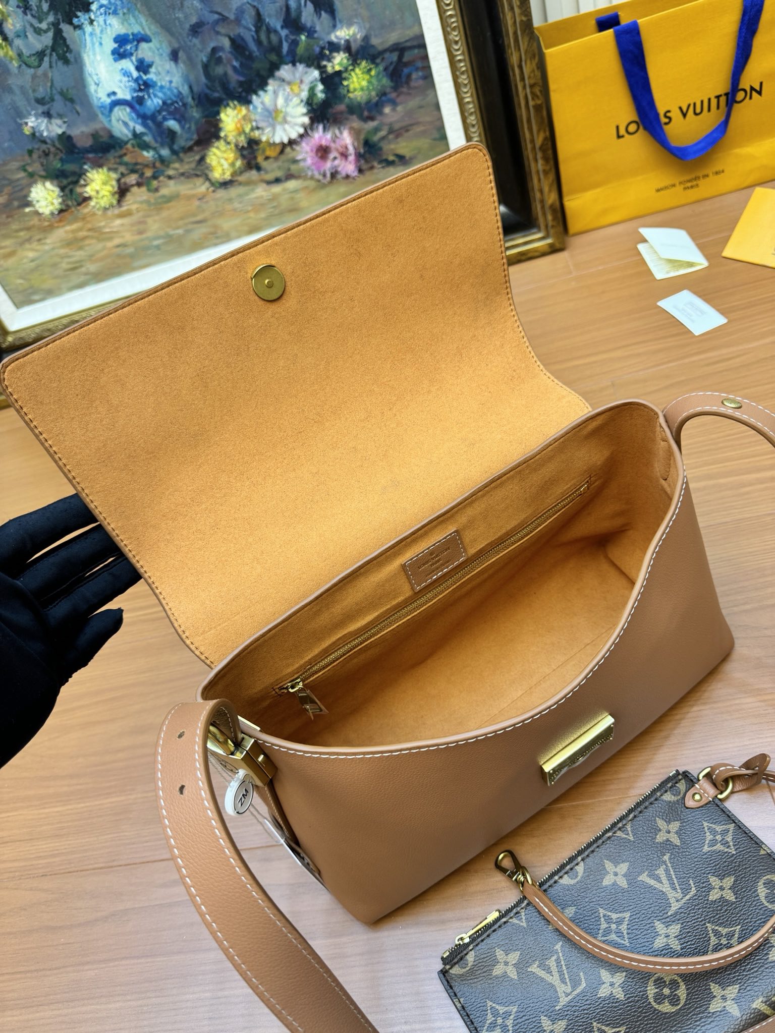 Louis Vuitton M13151 Low Key Messenger Cognac  Calf Leather