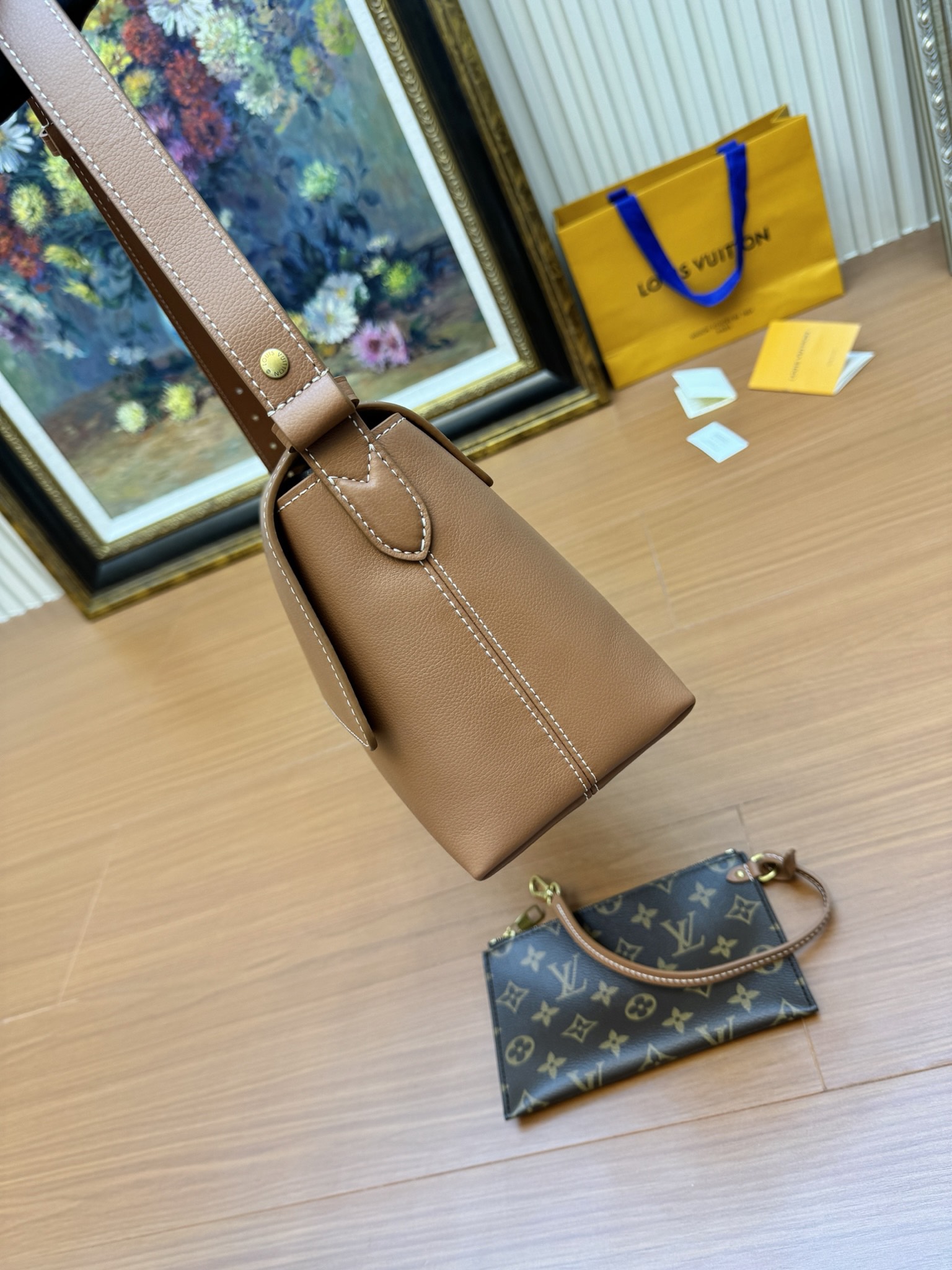Louis Vuitton M13151 Low Key Messenger Cognac  Calf Leather