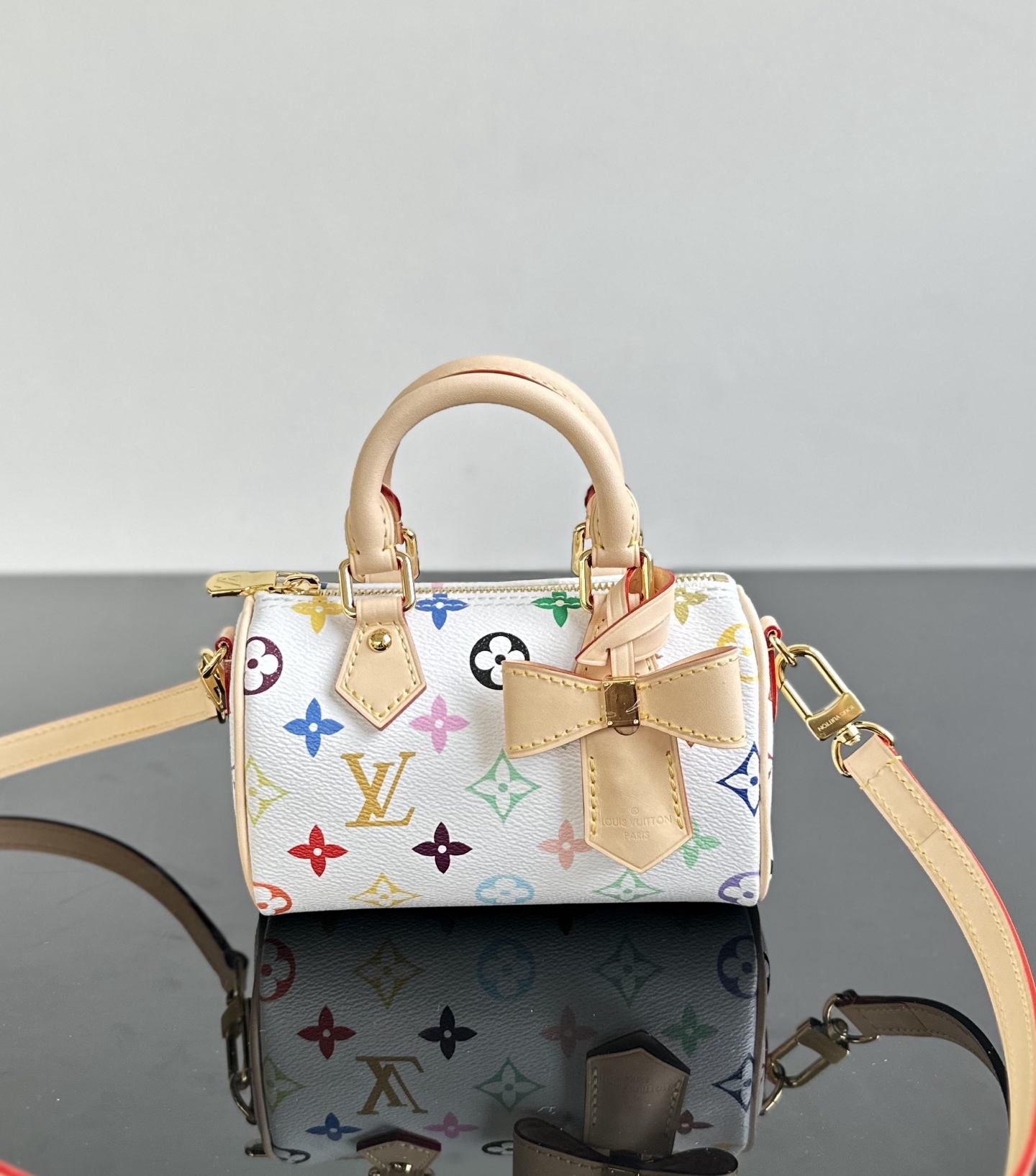 Louis Vuitton M13391 LV x TM Nano Speedy Monogram coated canvas Multicolored