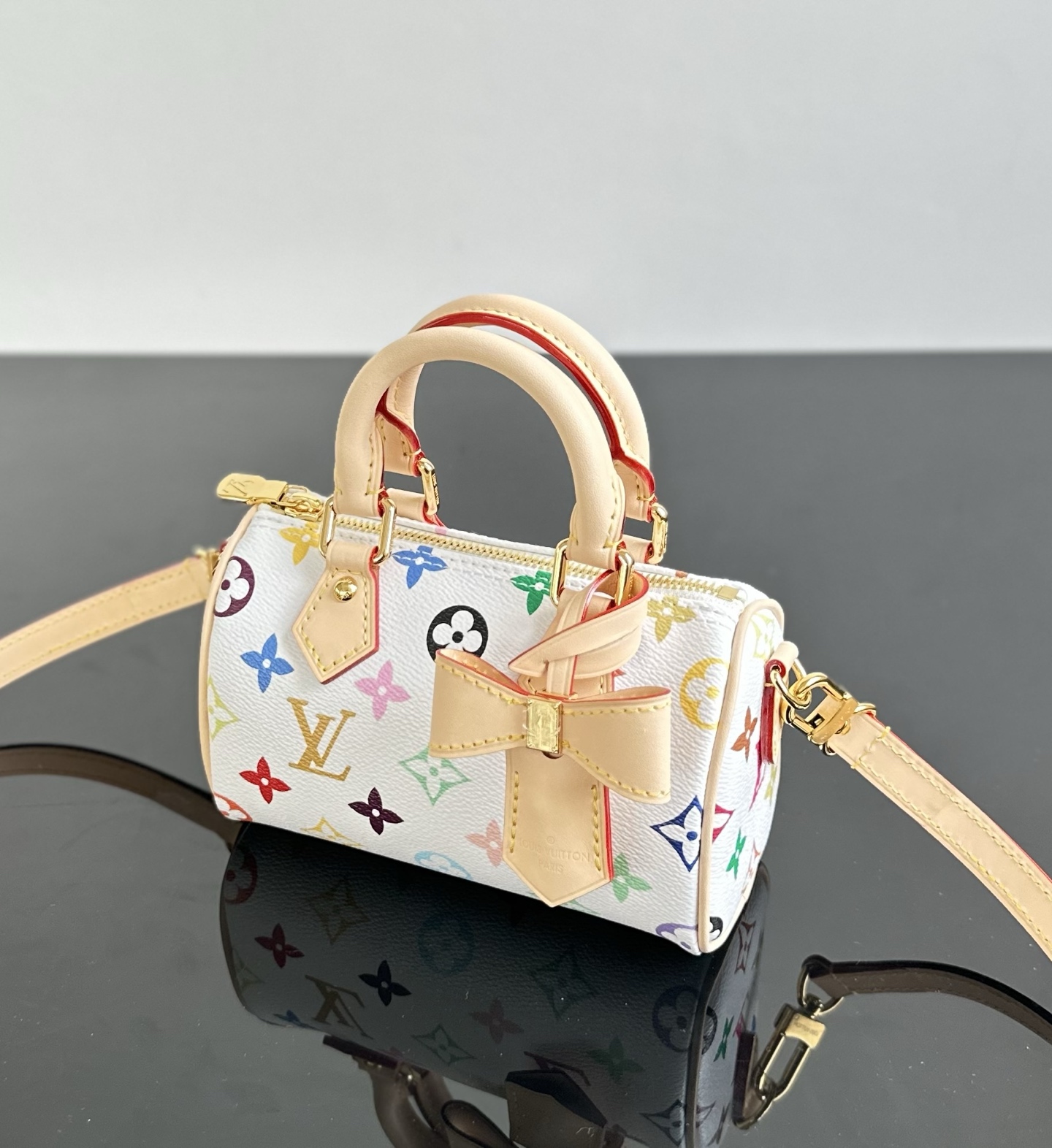 Louis Vuitton M13391 LV x TM Nano Speedy Monogram coated canvas Multicolored