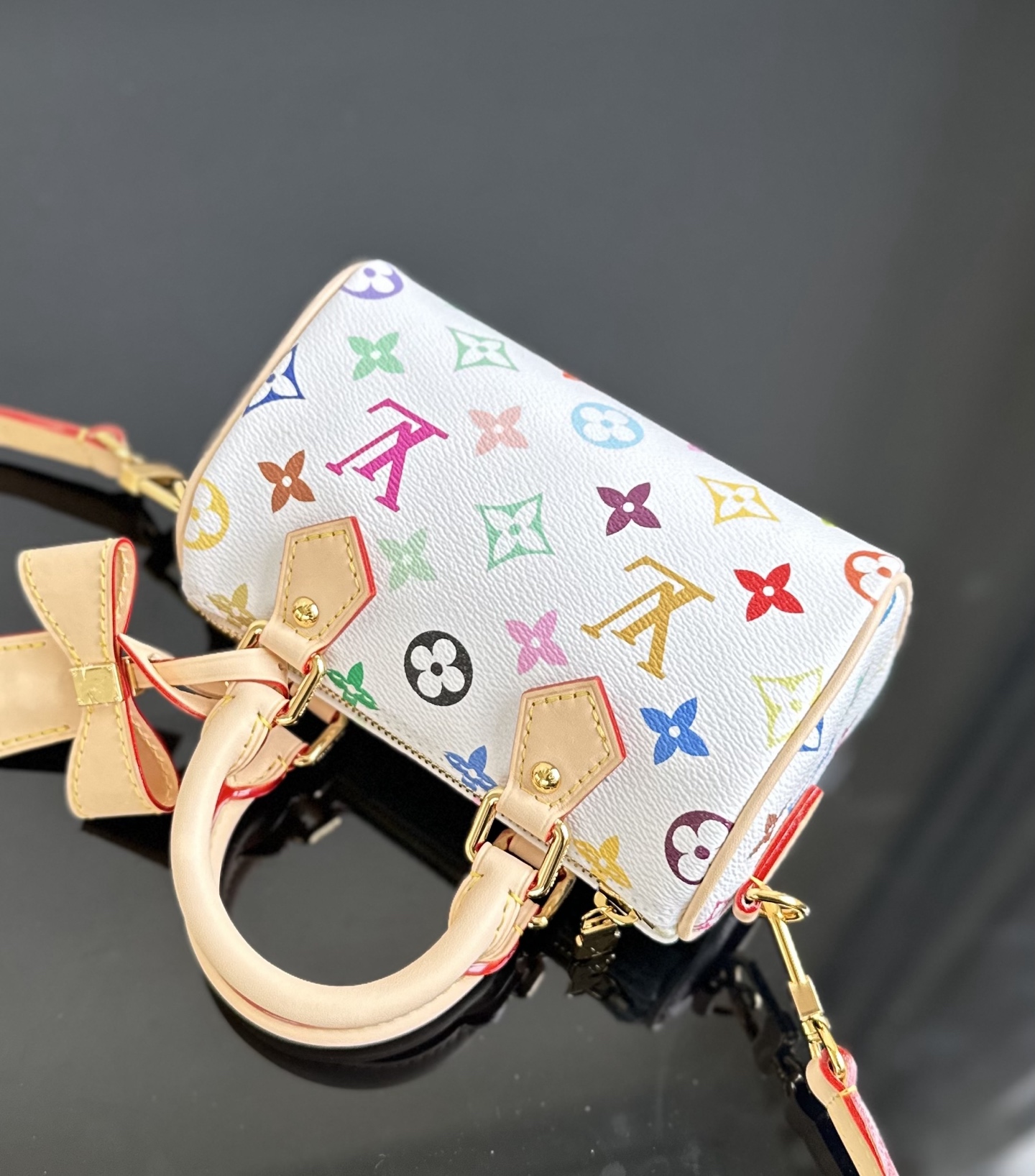 Louis Vuitton M13391 LV x TM Nano Speedy Monogram coated canvas Multicolored