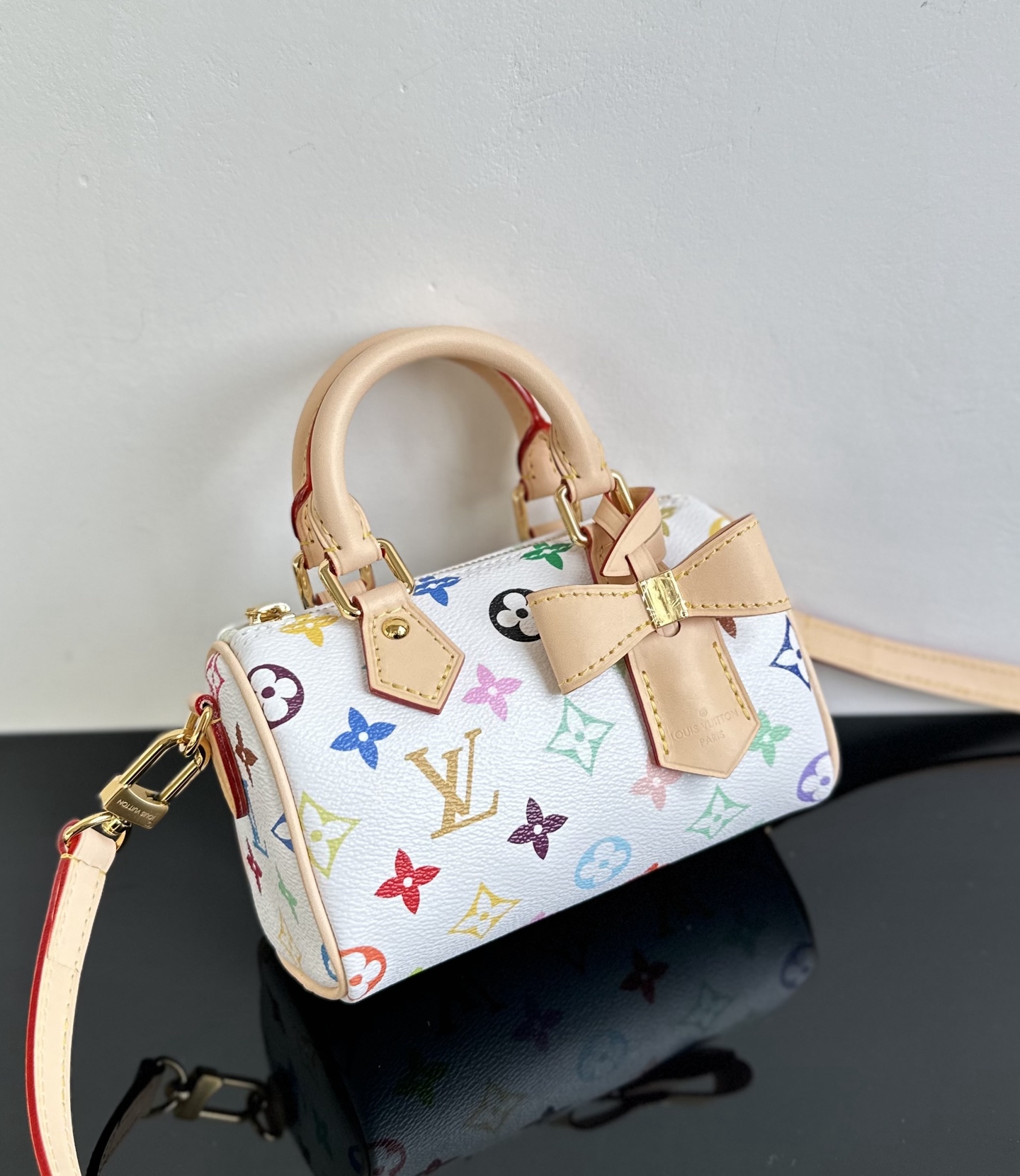 Louis Vuitton M13391 LV x TM Nano Speedy Monogram coated canvas Multicolored