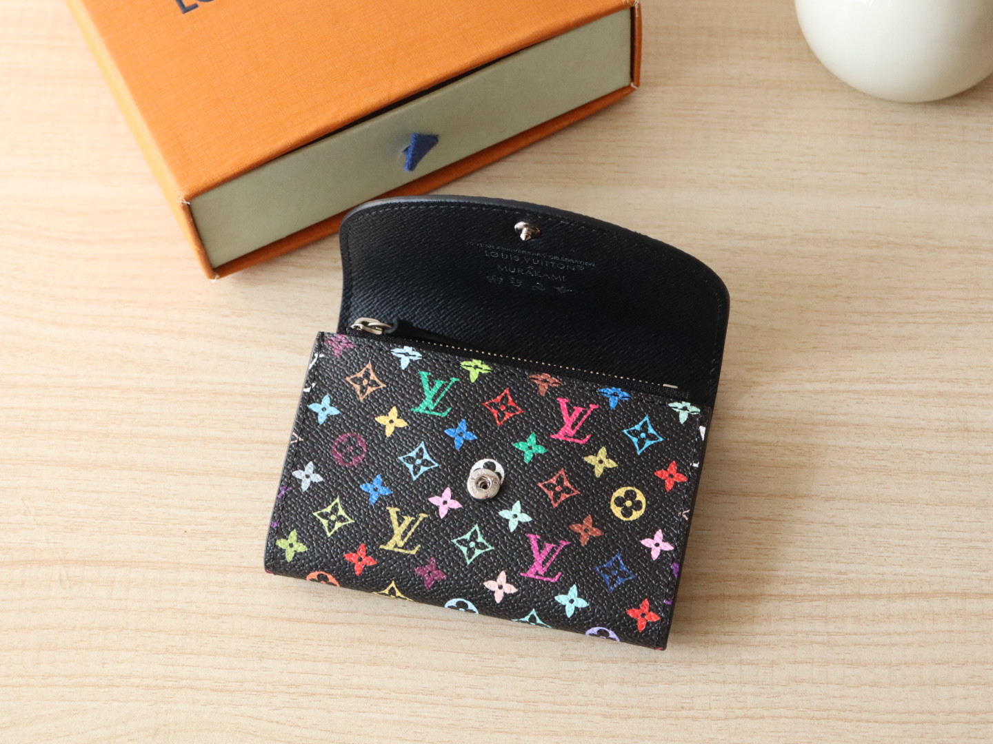 Louis Vuitton M13399 LV x TM  Rosalie Coin Purse Multicolored Black