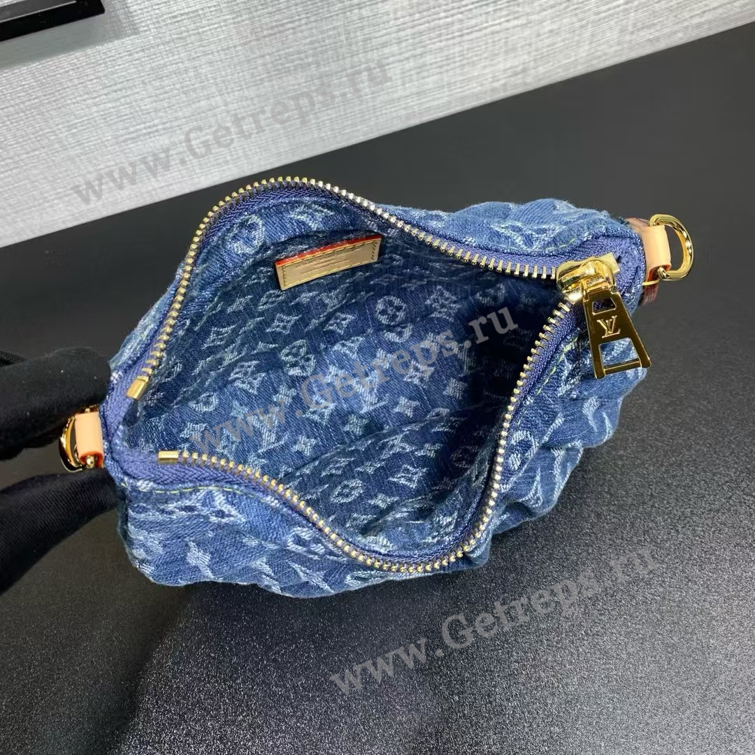 Louis Vuitton M13571 Small OnTheGo Denim Blue