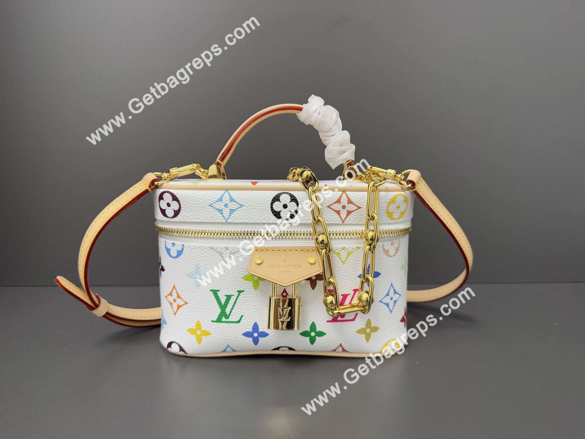 Louis Vuitton M13662 LV x TM Vanity Chain Pouch Multicolored