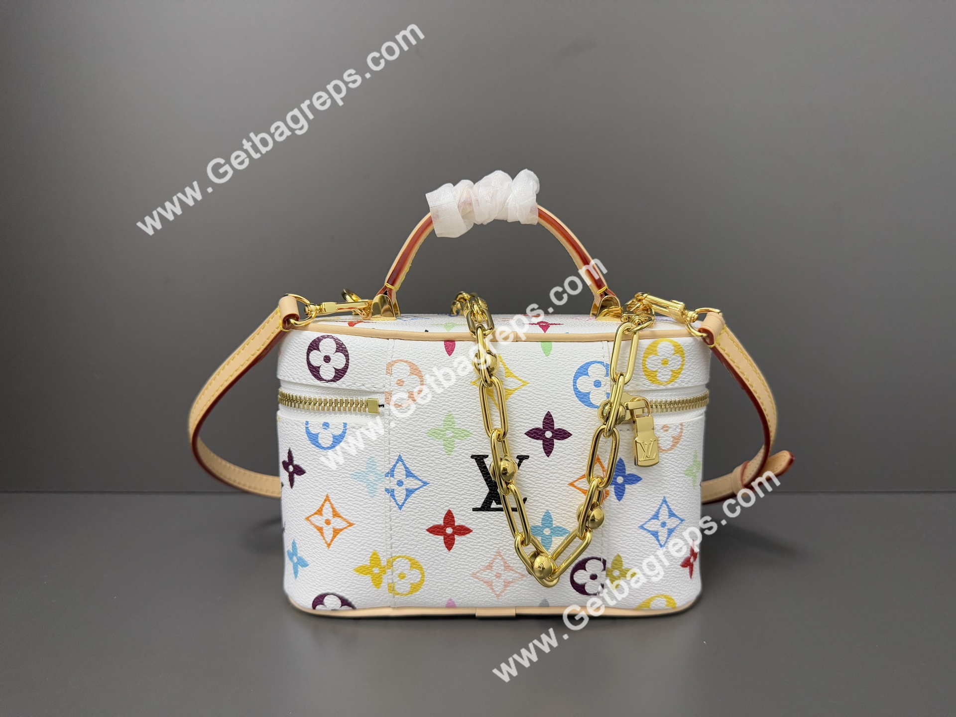 Louis Vuitton M13662 LV x TM Vanity Chain Pouch Multicolored