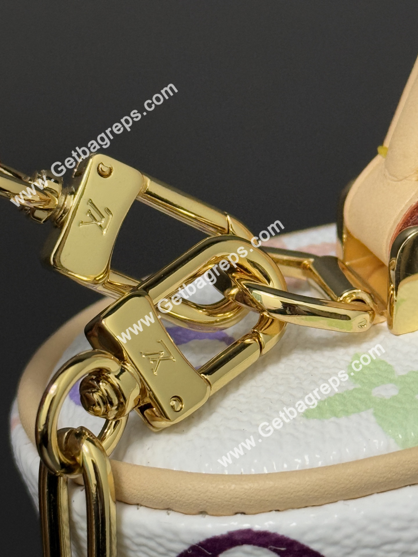 Louis Vuitton M13662 LV x TM Vanity Chain Pouch Multicolored