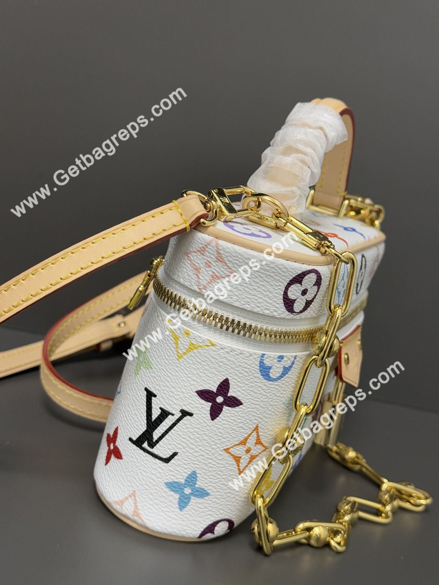 Louis Vuitton M13662 LV x TM Vanity Chain Pouch Multicolored