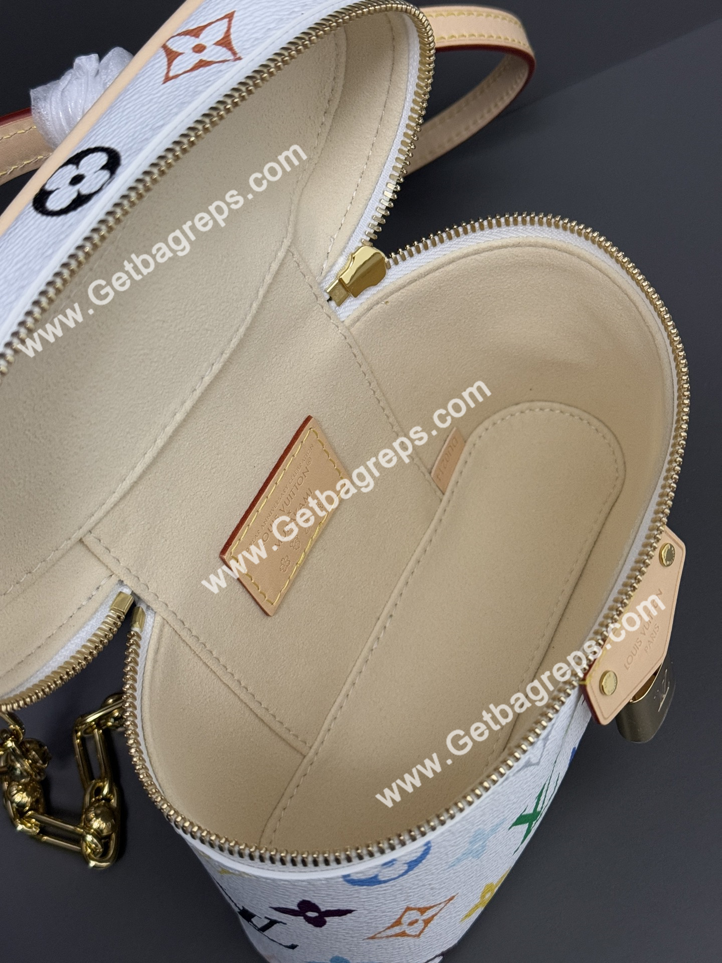 Louis Vuitton M13662 LV x TM Vanity Chain Pouch Multicolored