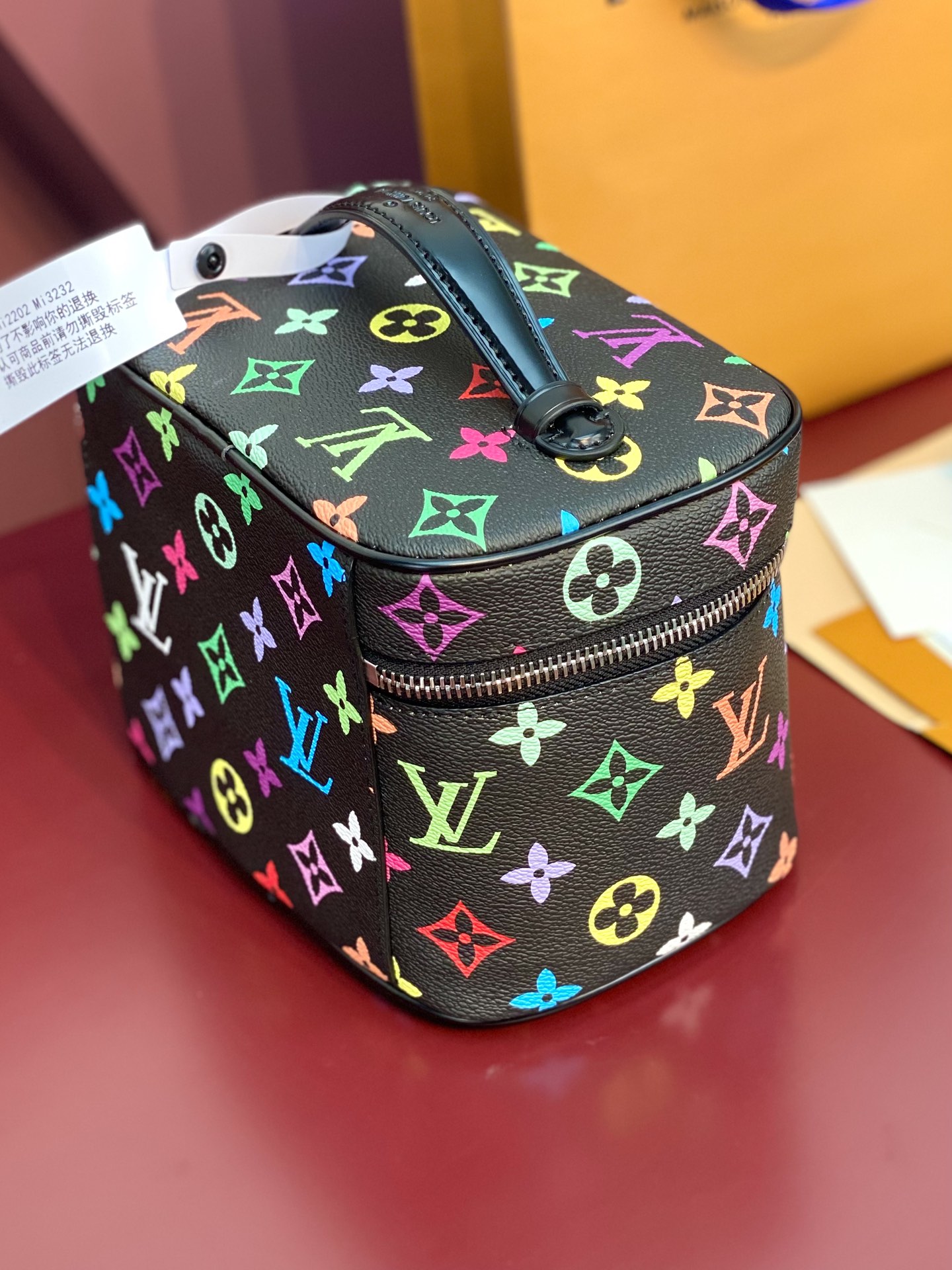 Louis Vuitton M13747 LV x TM Nice Medium Multicolored Black