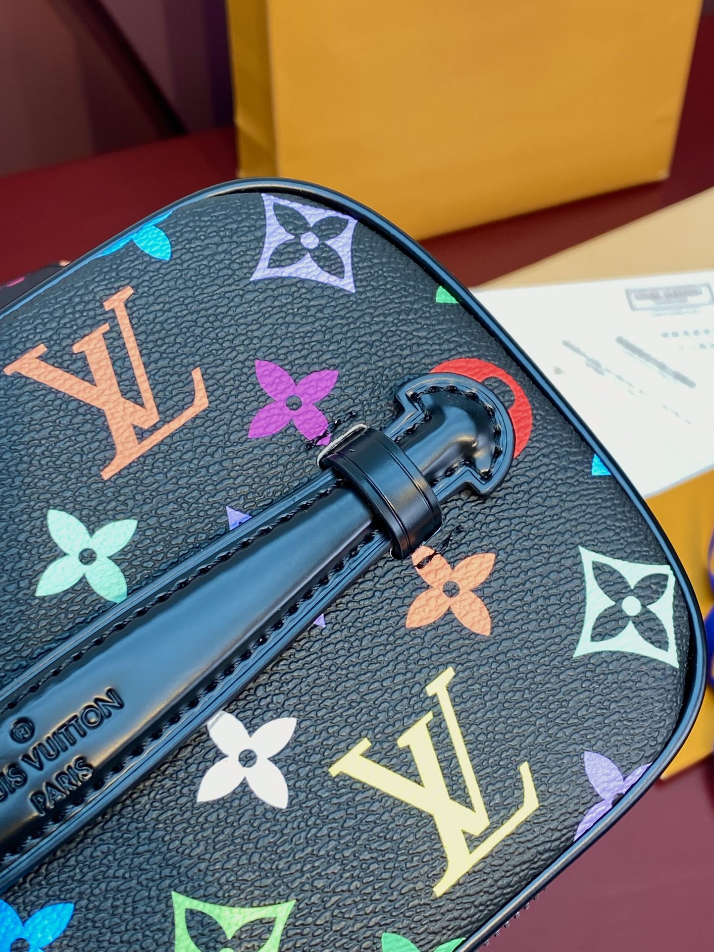 Louis Vuitton M13747 LV x TM Nice Medium Multicolored Black