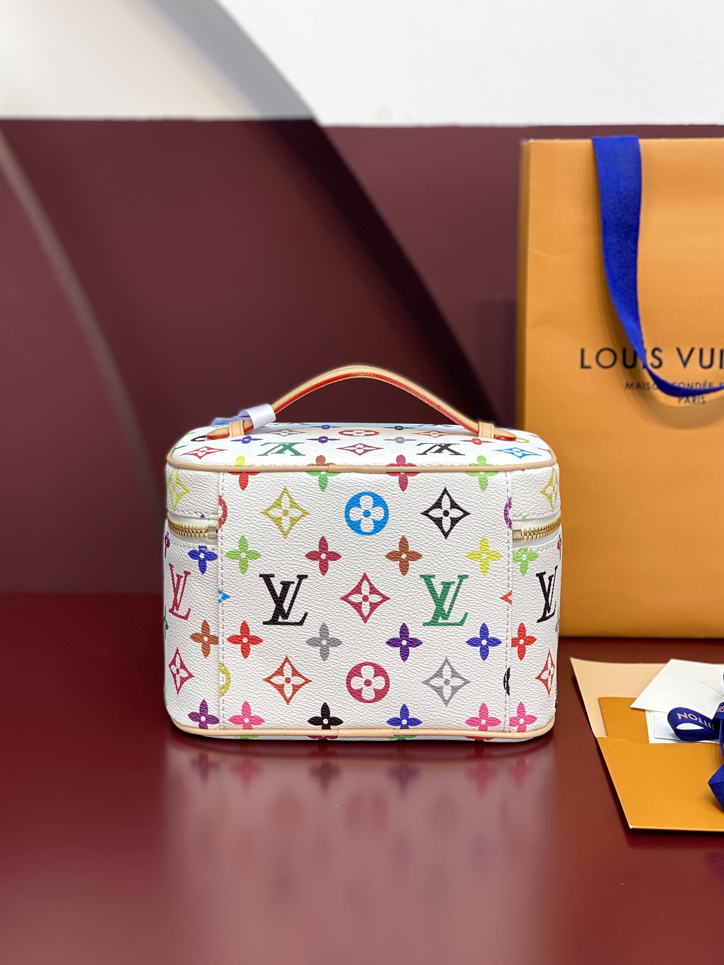 Louis Vuitton M13747 LV x TM Nice Medium Multicolored White