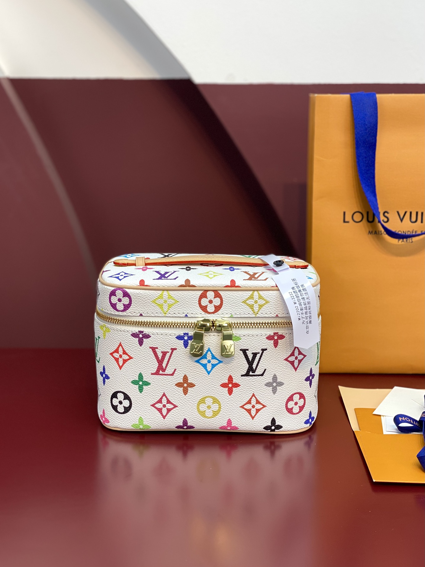 Louis Vuitton M13747 LV x TM Nice Medium Multicolored White