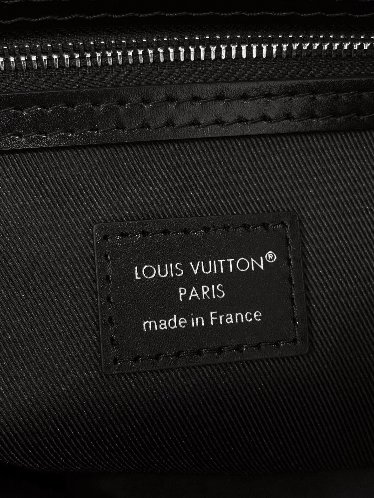 Louis Vuitton M13986 Vagabond Hobo Black Calf leather