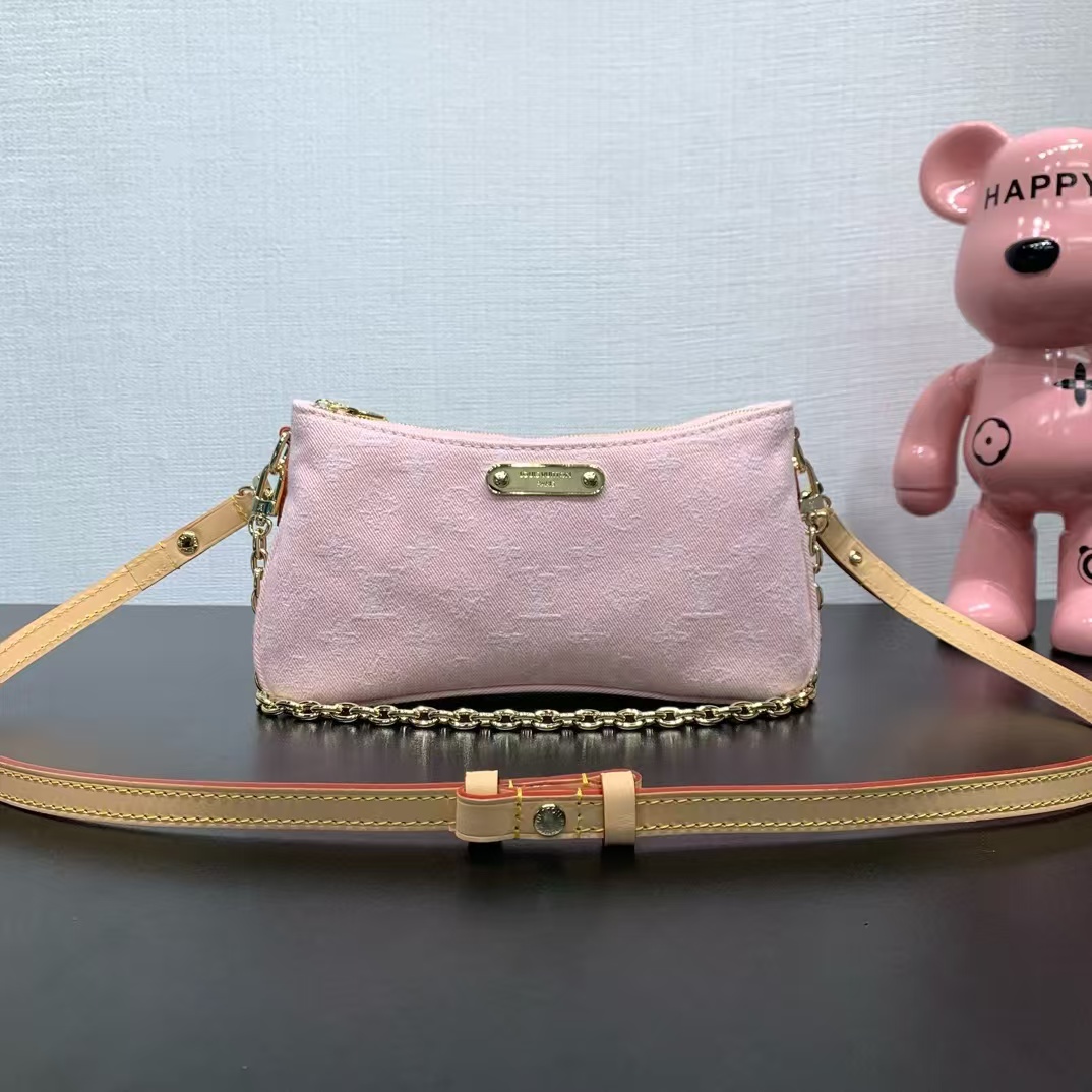 Louis Vuitton M14159 Liv Pochette  Washed Pink
