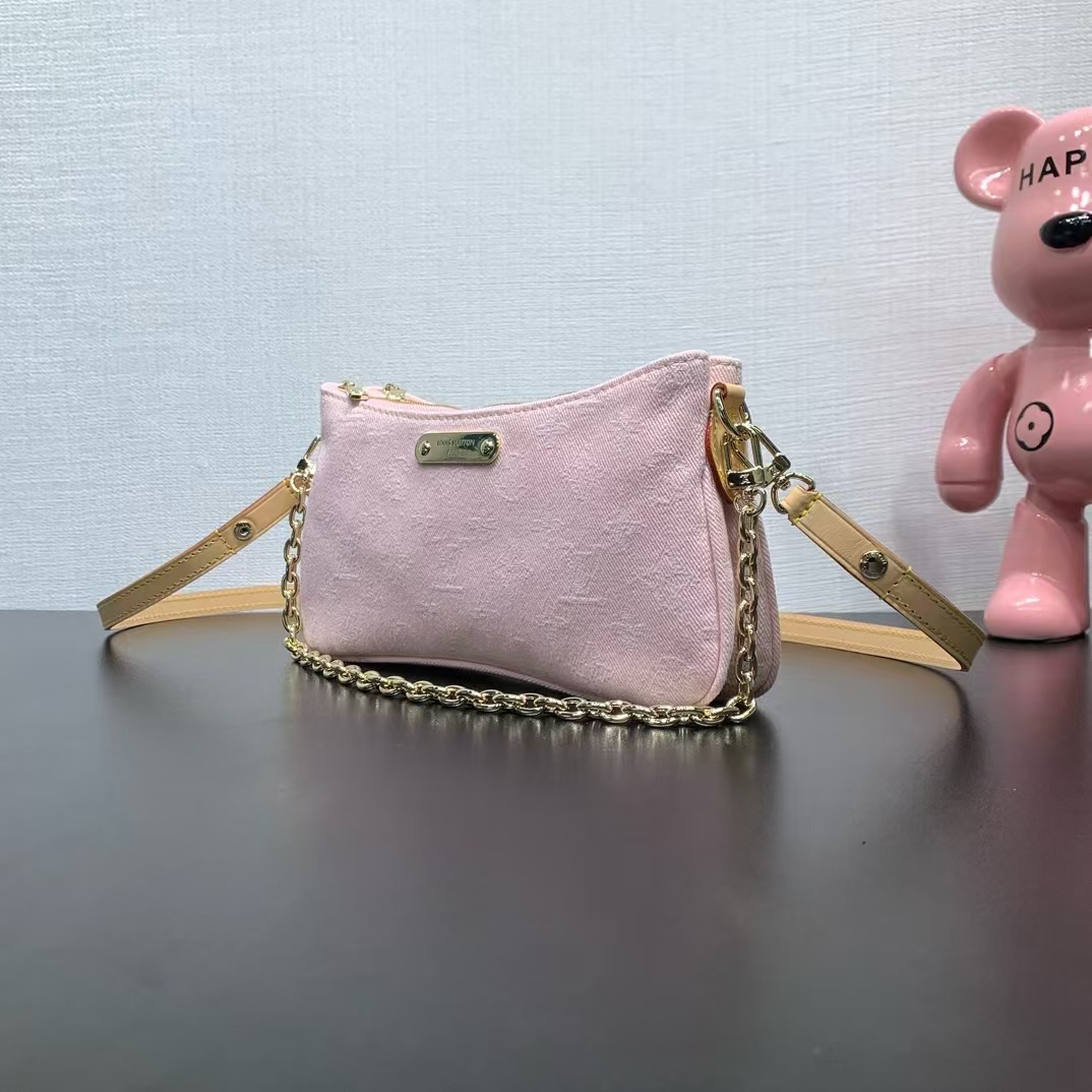 Louis Vuitton M14159 Liv Pochette  Washed Pink