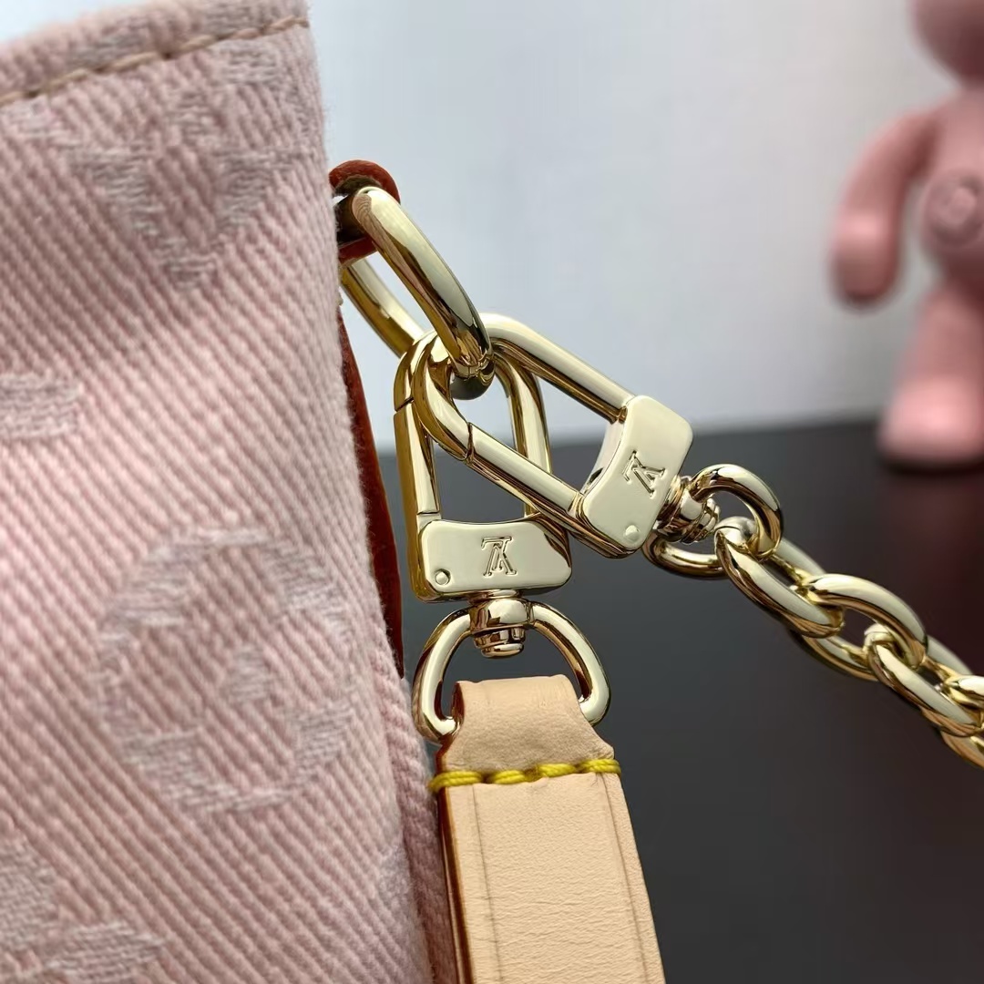 Louis Vuitton M14159 Liv Pochette  Washed Pink