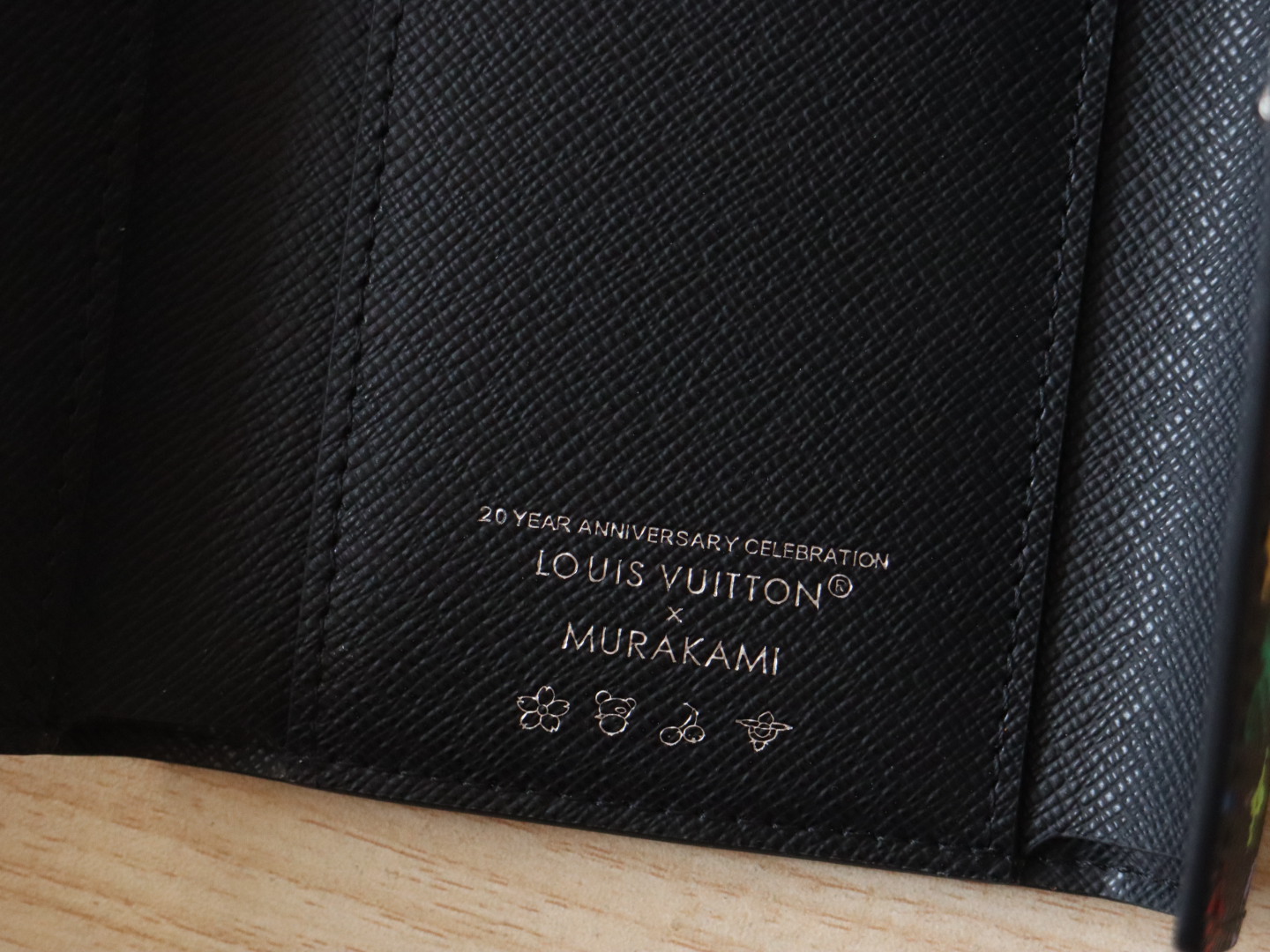 Louis Vuitton M14163 LV x TM Victorine Wallet Multicolored Black