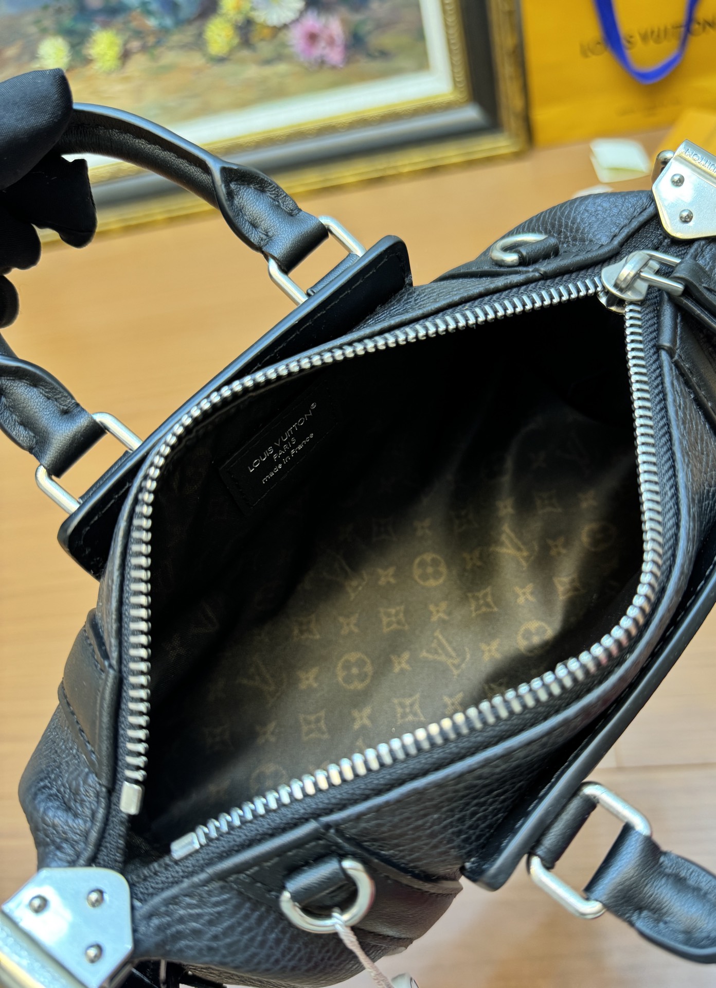Louis Vuitton M14623 Nano LV Biker Black Lambskin