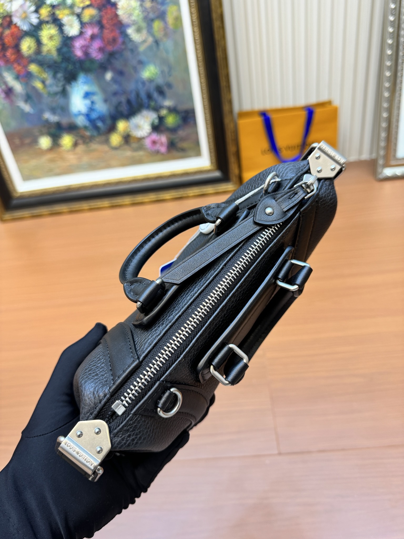Louis Vuitton M14623 Nano LV Biker Black Lambskin