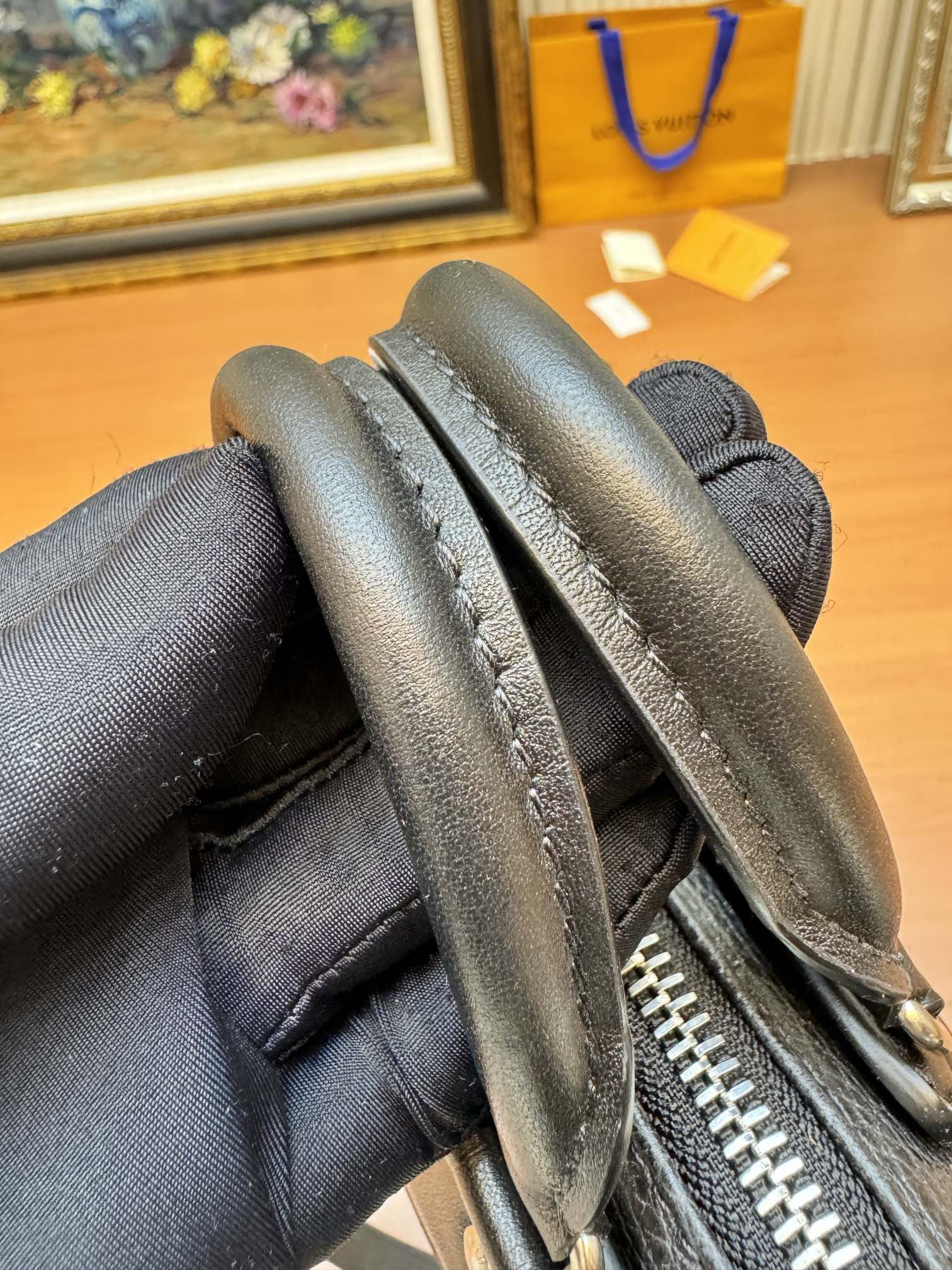 Louis Vuitton M14623 Nano LV Biker Black Lambskin