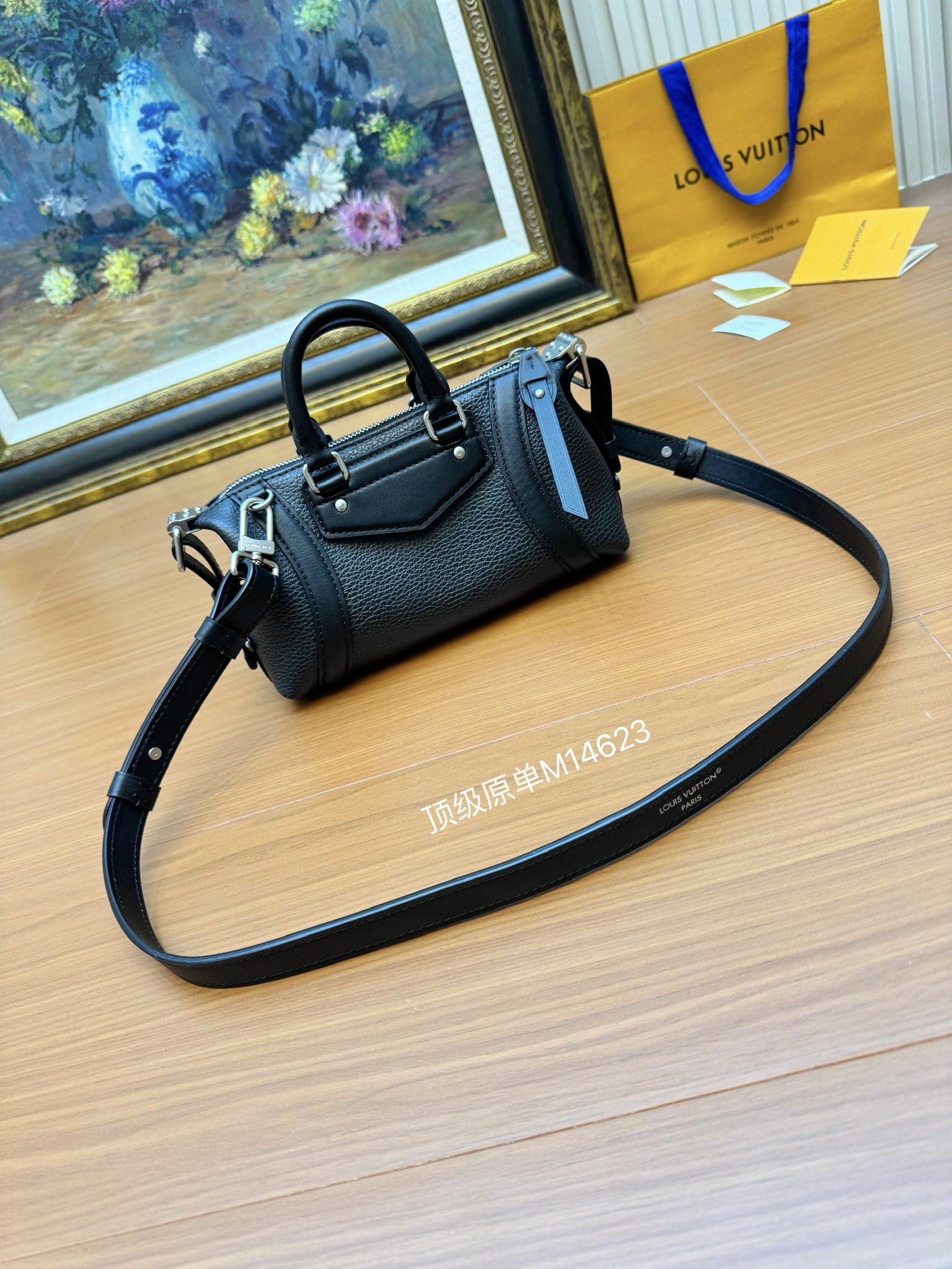 Louis Vuitton M14623 Nano LV Biker Black Lambskin