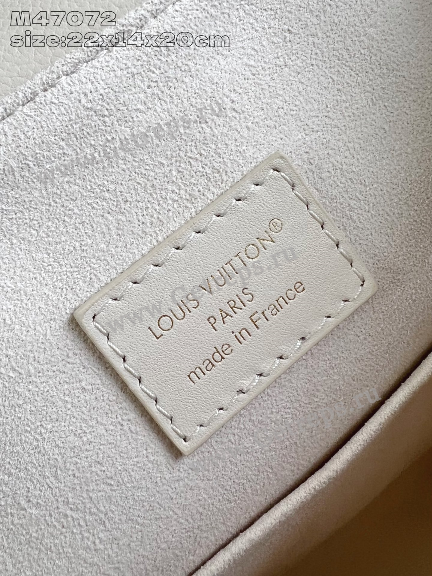 Louis Vuitton M15113 Backpack Embossed grained cowhide leather Dream Beige