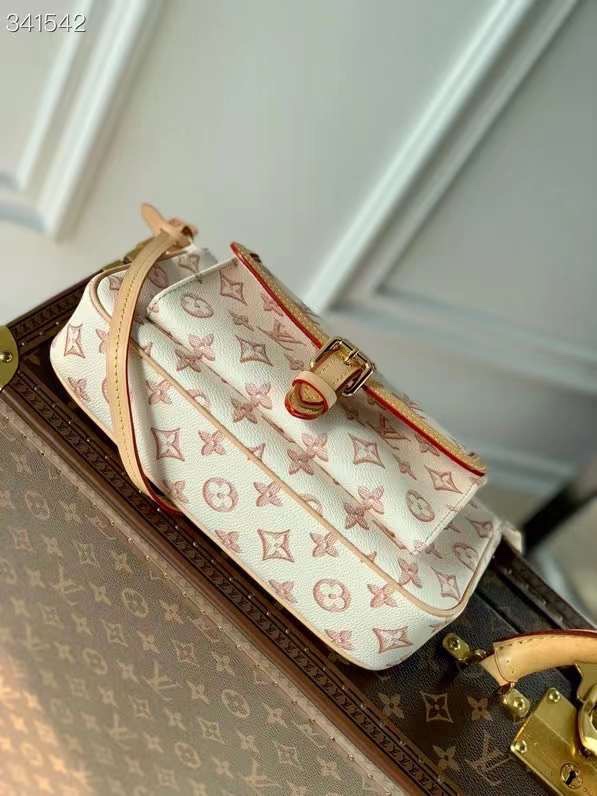 Louis Vuitton M20920 Maxi Multi Pochette Accessoires Handbag  Monogram Coated Canvas Beige