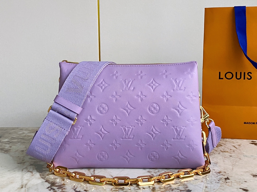 Louis Vuitton M21439 Coussin PM Light Purple Lambskin