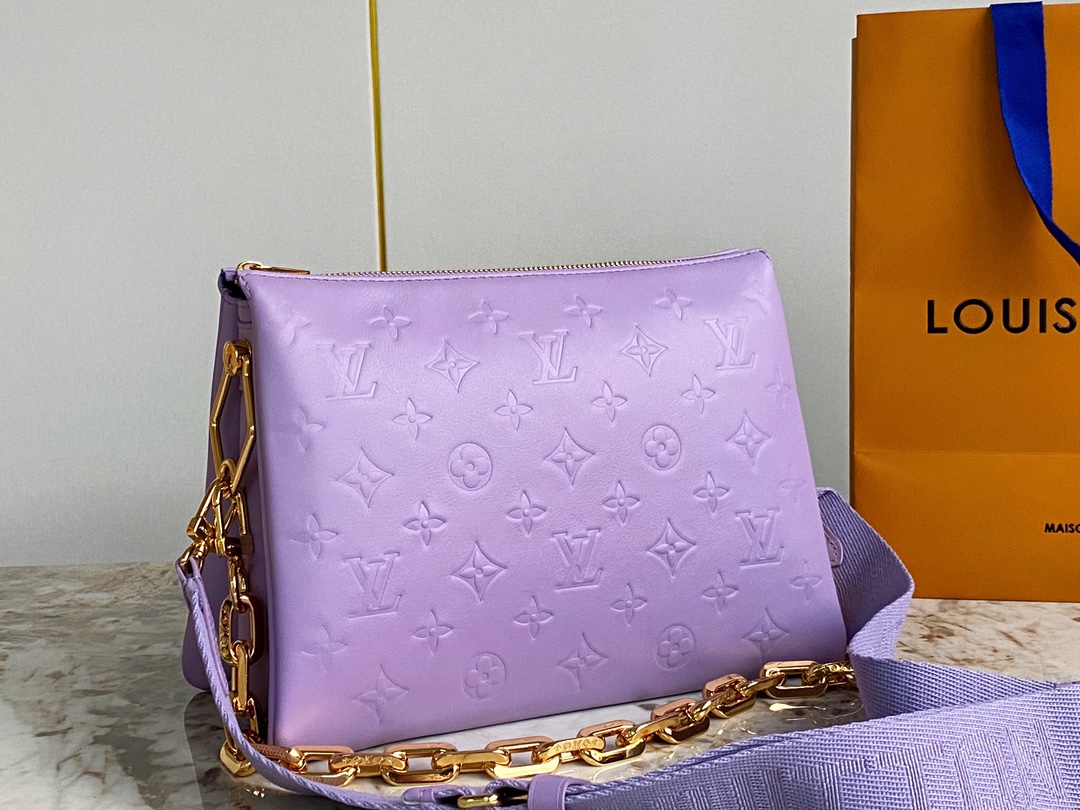 Louis Vuitton M21439 Coussin PM Light Purple Lambskin