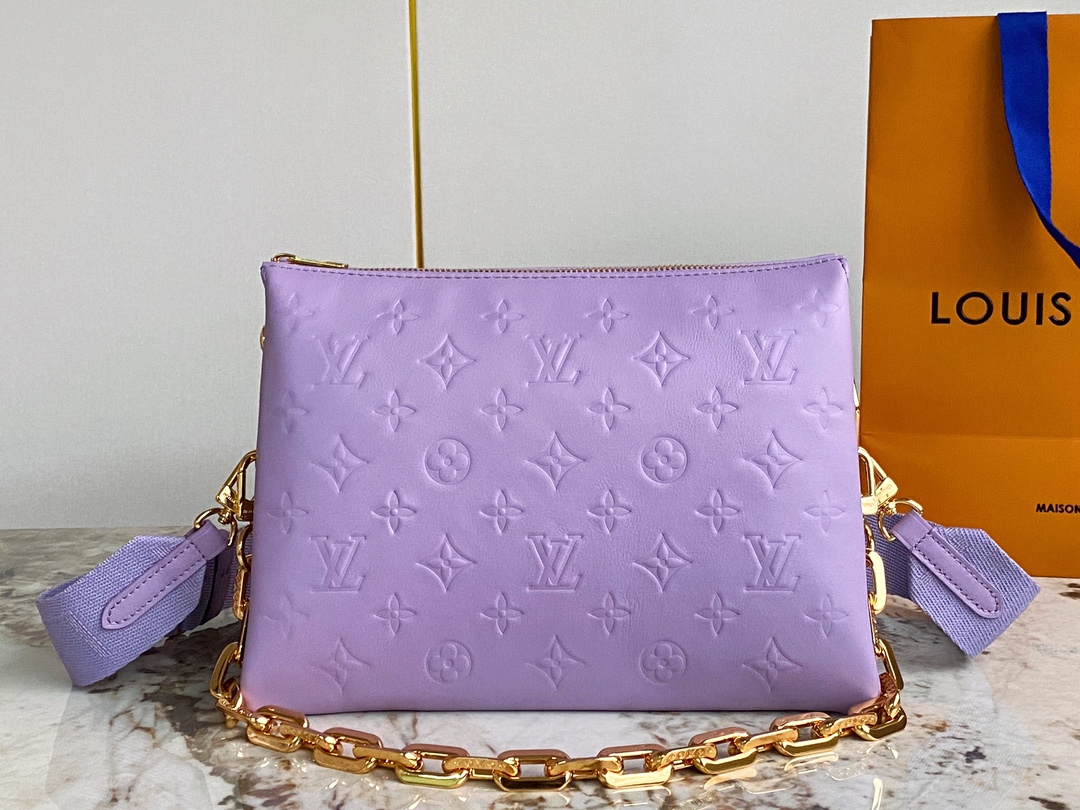 Louis Vuitton M21439 Coussin PM Light Purple Lambskin