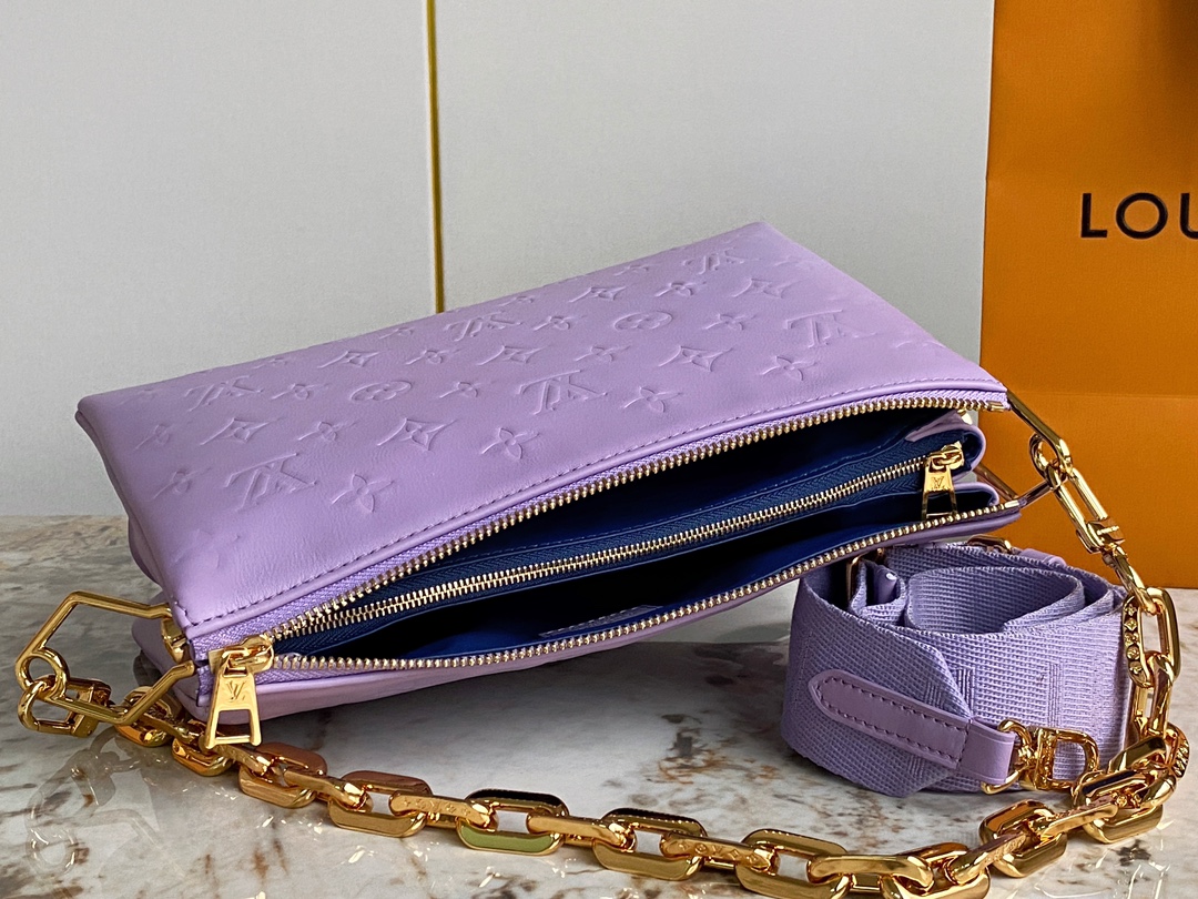 Louis Vuitton M21439 Coussin PM Light Purple Lambskin