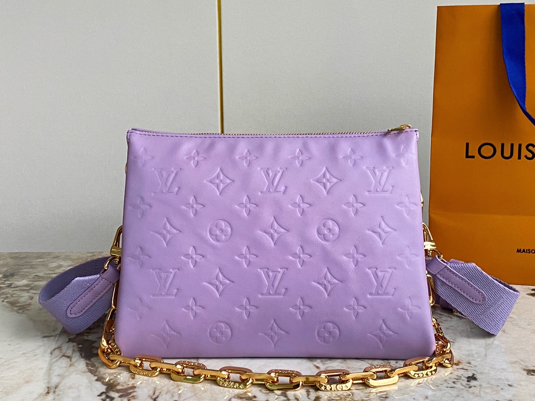 Louis Vuitton M21439 Coussin PM Light Purple Lambskin