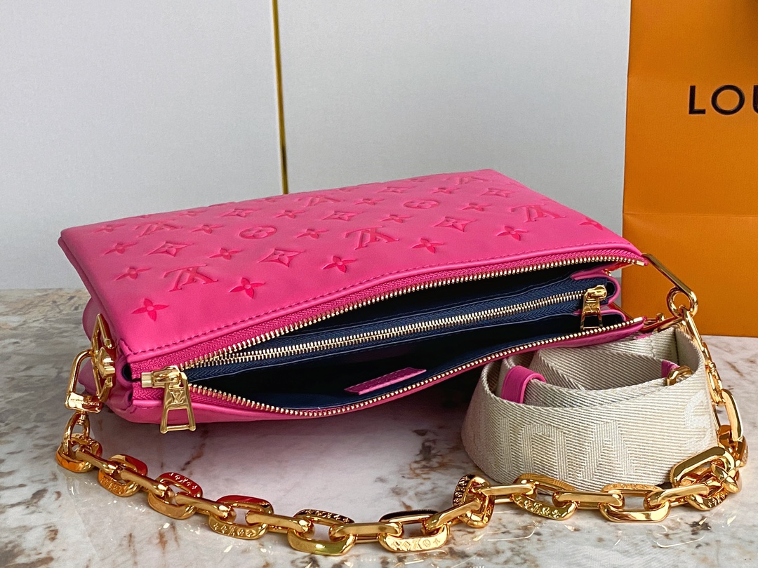 Louis Vuitton M21773 Coussin PM Rose Miami Pink