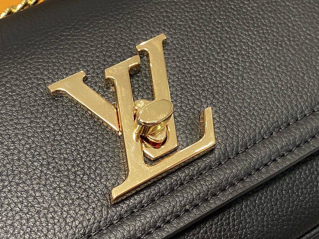 Louis Vuitton M22303 LockMe Chain Bag East West Black