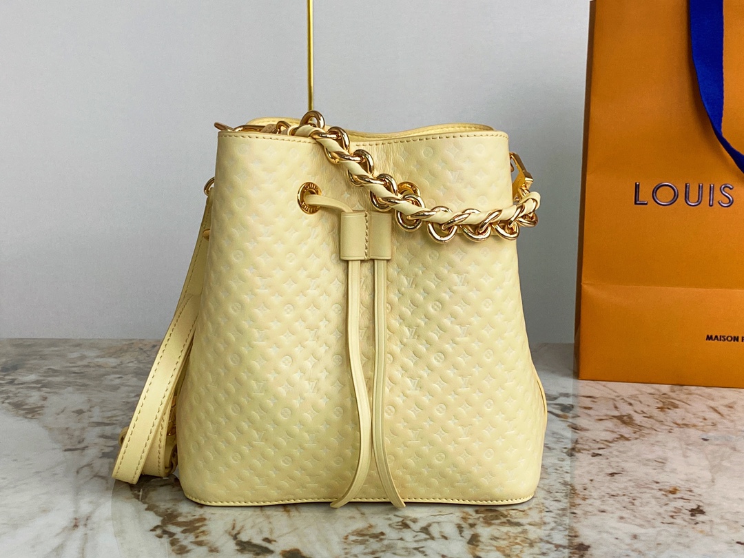 Louis Vuitton M22598 NeoNoe BB Yellow Calfskin