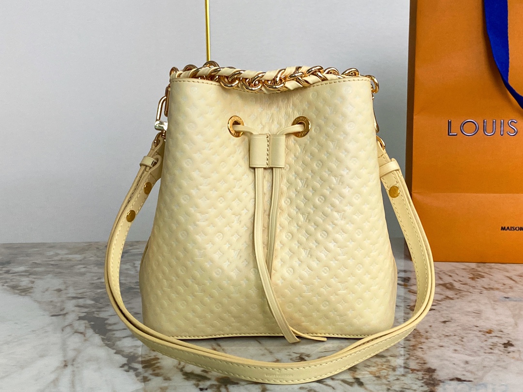 Louis Vuitton M22598 NeoNoe BB Yellow Calfskin