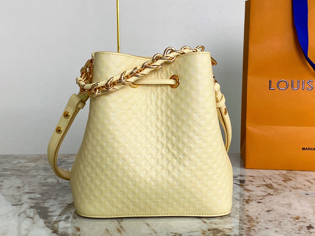 Louis Vuitton M22598 NeoNoe BB Yellow Calfskin