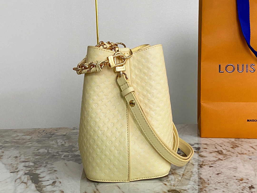 Louis Vuitton M22598 NeoNoe BB Yellow Calfskin