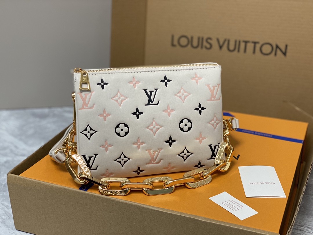 Louis Vuitton M22954 Coussin BB Lambskin Trim Beige