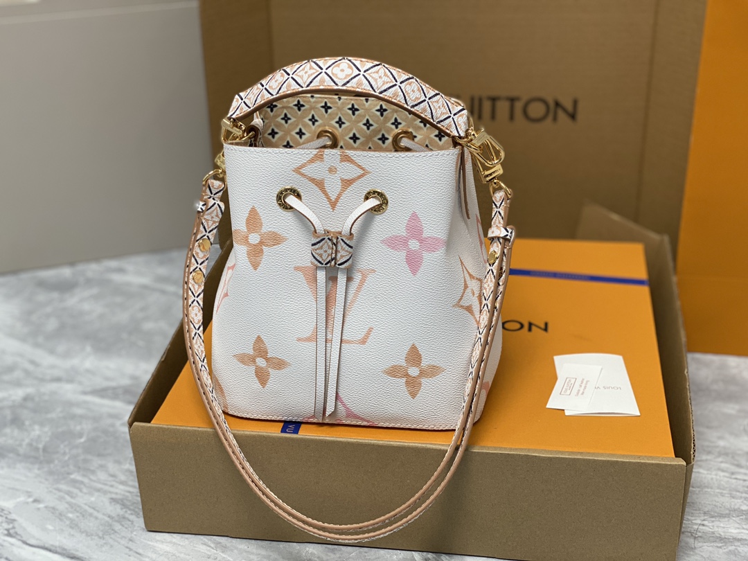 Louis Vuitton M22985 Neonoe BB Monogram Coated Canvas Beige