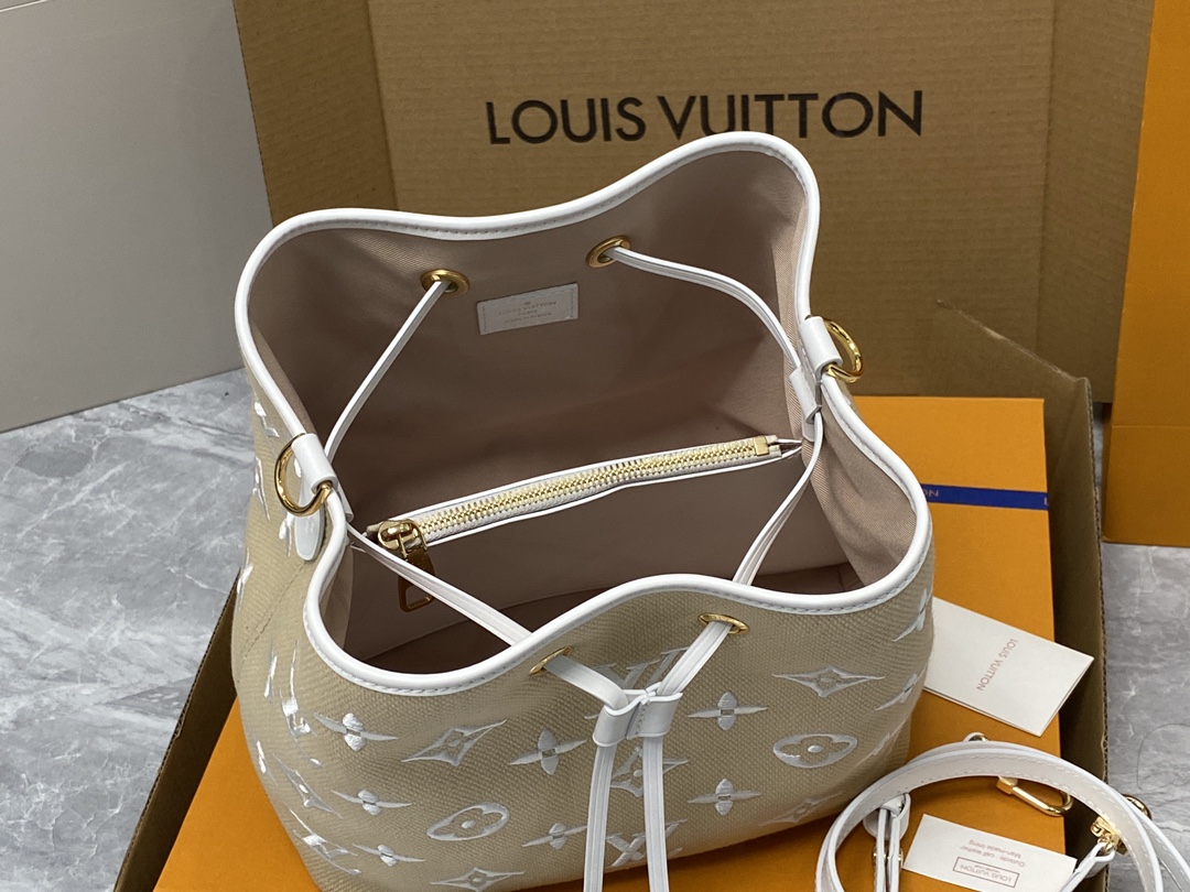 Louis Vuitton M23055 NeoNoe Cowhide-leather trim Cotton