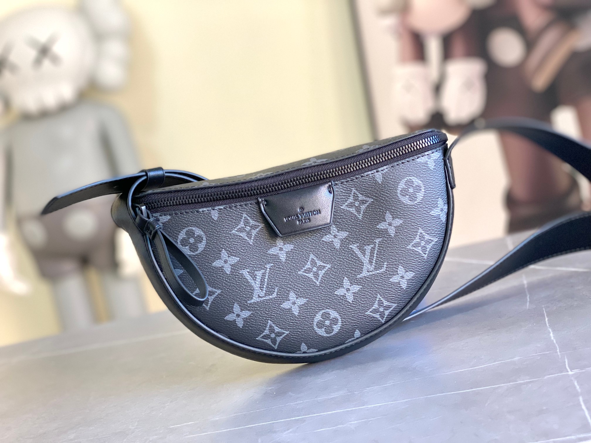 Louis Vuitton M23835 LV Moon Crossbody Monogram Eclipse Coated Canvas