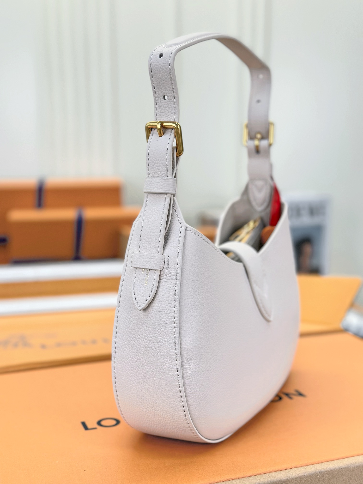 Louis Vuitton M24611 Low Key Shoulder Bag Beige