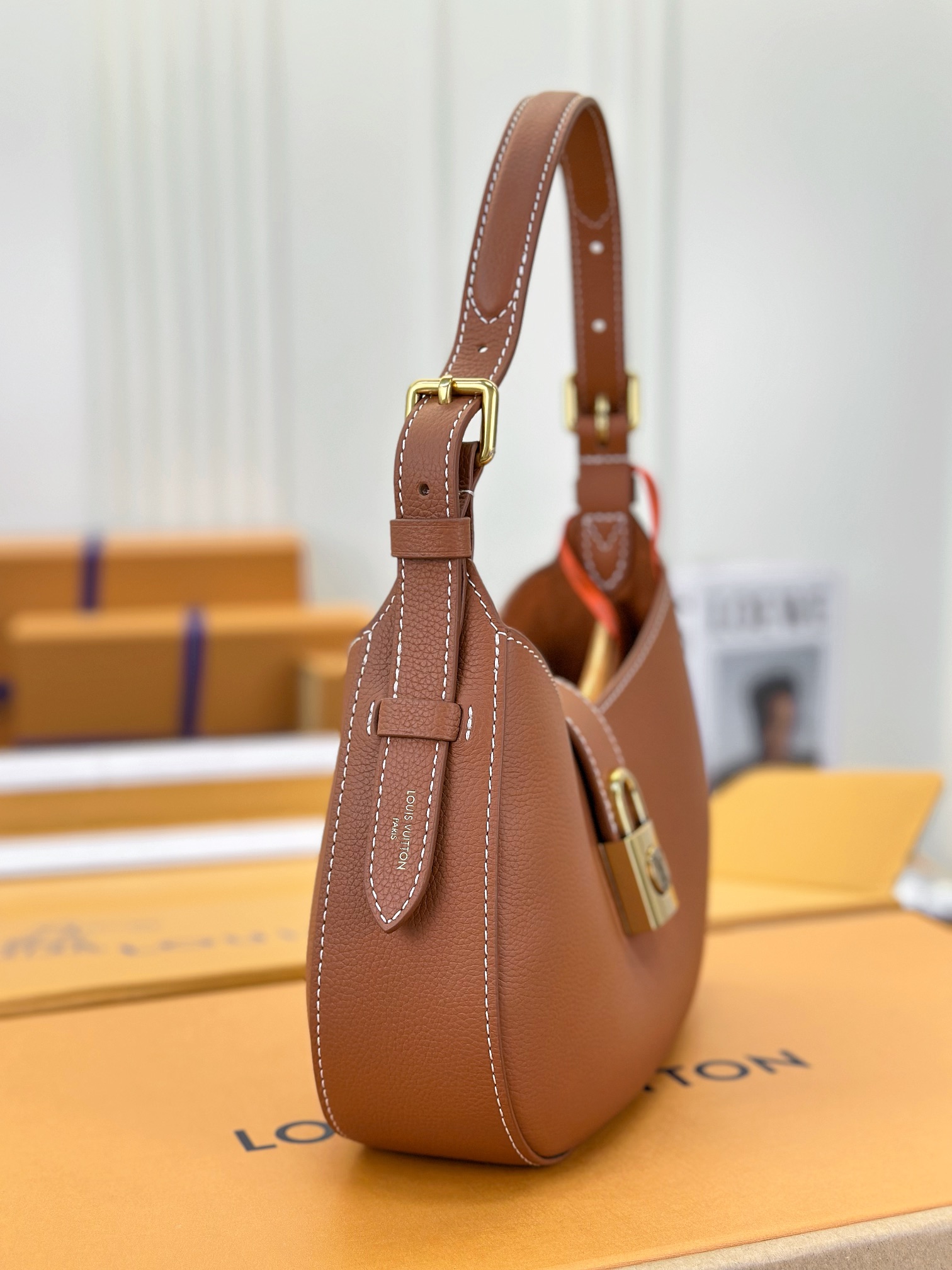 Louis Vuitton M24611 Low Key Shoulder Bag Cognac