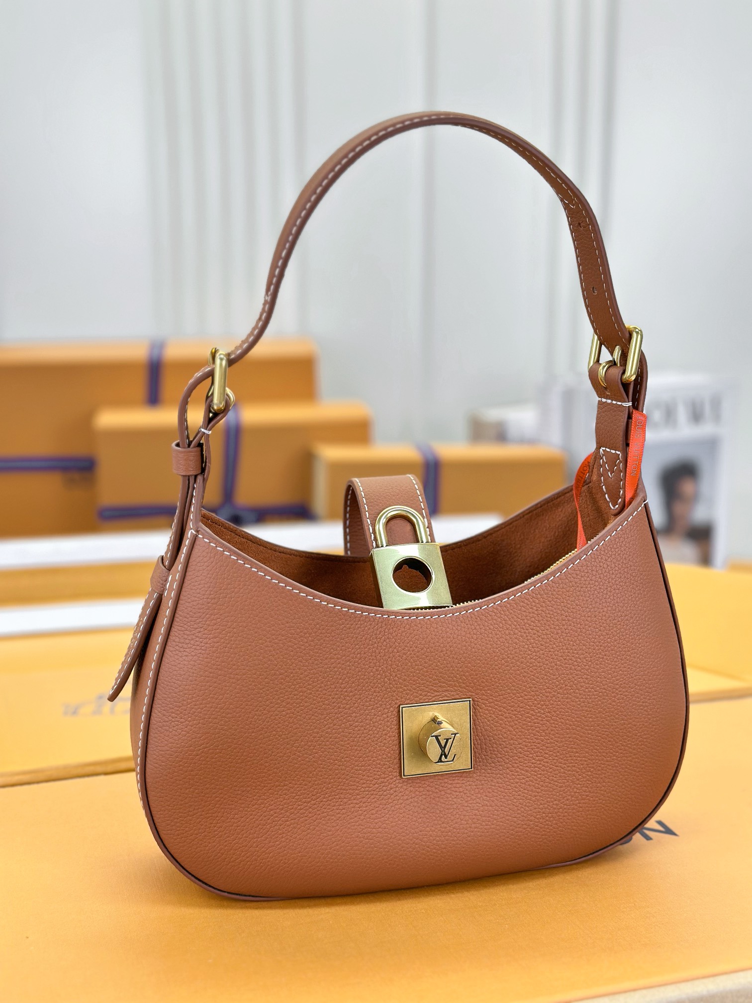 Louis Vuitton M24611 Low Key Shoulder Bag Cognac