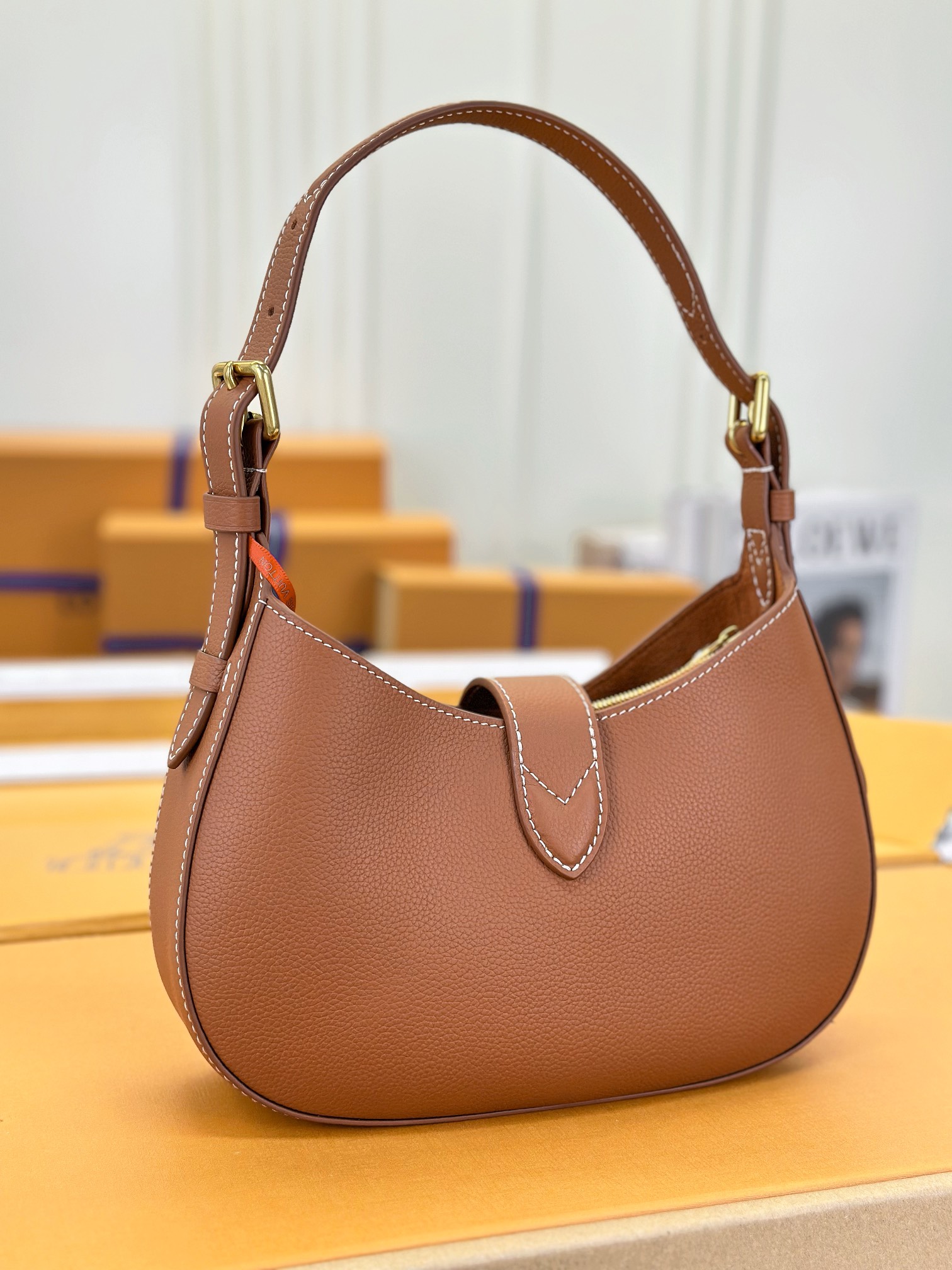 Louis Vuitton M24611 Low Key Shoulder Bag Cognac